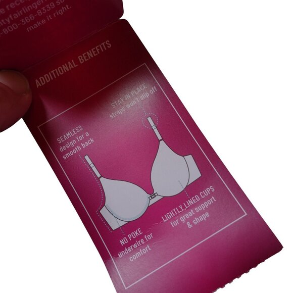 NWT Vanity Fair Beauty Back Full Coverage Underwire Smoothing Bra Sz 34DD Black - Picture 6 of 8